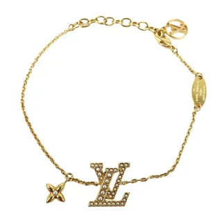 Photo of Louis Vuitton Iconic Pearl Metal Imitation Bracelet Gold