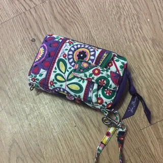 Photo of Vera Bradley Multicolor Floral Wristlet