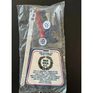 Photo of 1995 Ryder Cup Oak Hill CC Rochester NY Sealed Golf Gift Set Bag Tag Tees Marker