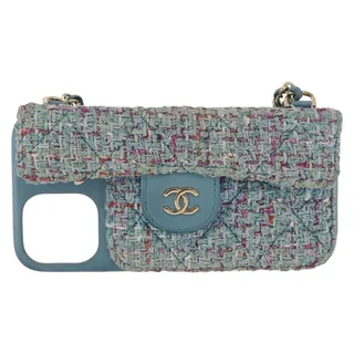 Photo of Chanel Tweed Iphone Case Light Blue
