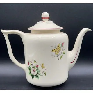 Photo of Vintage Edwin Knowles "Spring Glory" Coffee Pot - 1950s