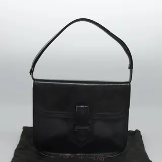 Photo of Saint Laurent Leather Shoulder Bag Black