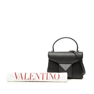 Photo of Valentino Leather One Stud Handbag Black