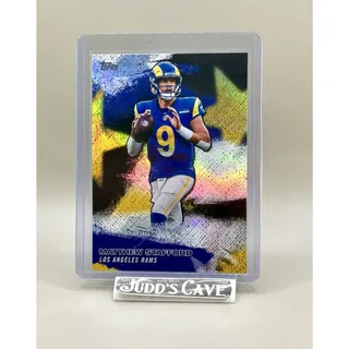 Photo of π¨ 2026 Topps Flagship Matthew Stafford NFL Stars Foil #NFLS-40 LA Rams π