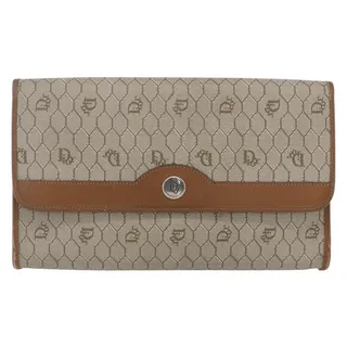 Photo of Dior Honeycomb Canvas Chain Shoulder Bag Beige
