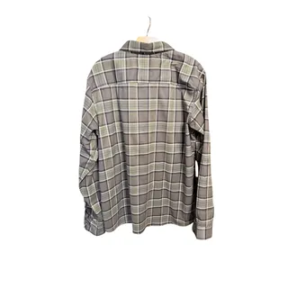 Photo of Mountain hardwear men’s green plaid long sleeve button front shirt XL outdoors