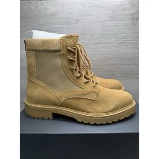 Photo of Saint Morta Legion Mens Ankle Boots Sz 11 Tan Suede Comfort Lace Up Back Zip