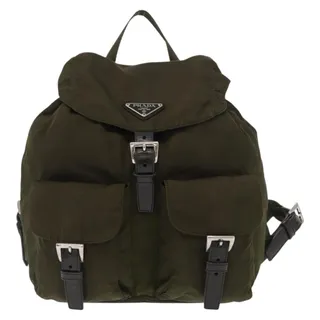 Photo of Prada Nylon Backpack Green