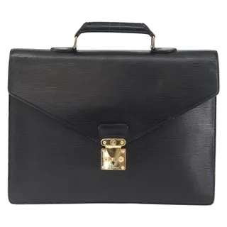 Photo of Louis Vuitton Epi Serviette Conseiller Briefcase Black