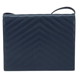 Photo of Saint Laurent Leather Shoulder Bag Navy
