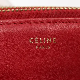 Photo of Celine Leather Trio Shoulder Bag Red