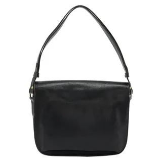 Photo of Saint Laurent Leather Opus Shoulder Bag Black