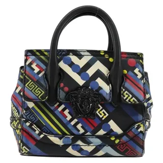 Photo of Gianni Versace Leather By Night Handbag Multicolor