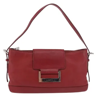 Photo of Loewe Leather Accessory Pouch Red
