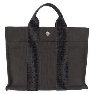 Photo of Hermes Canvas Birkin Handbag Black