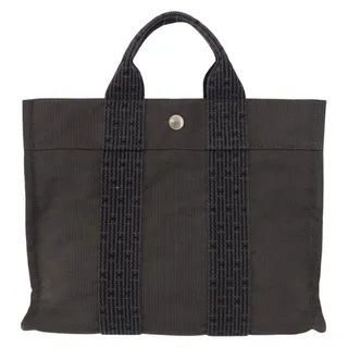 Photo of Hermes Canvas Birkin Handbag Black