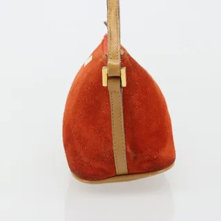 Photo of Gucci Suede Accessory Pouch Orange