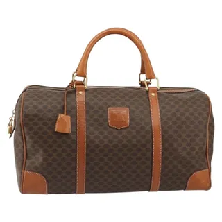 Photo of Celine Macadam Boston Bag Brown