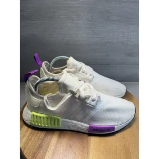 Photo of Adidas R1 White Yellow Purple Shoes Sneakers D96626 Men 7