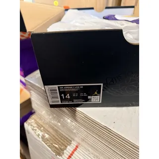 Photo of Size 14 Jordan 1 Low Lakers Iq9389-547