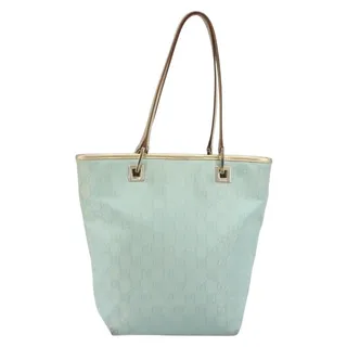 Photo of Gucci GG Canvas Tote Bag 002 Blue