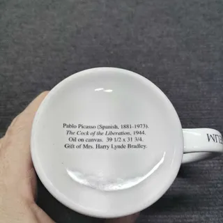 Photo of Milwaukee Art Museum Pablo Picasso Rooster Mug Gift of Mrs Harry Lyndey Bradley