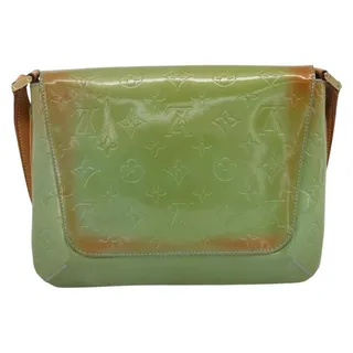 Photo of Louis Vuitton Monogram Vernis Thompson Street Shoulder Bag Blue