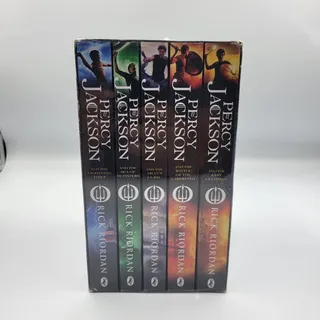 Photo of NEW Percy Jackson the Olympians 5 Book Series Collection Box Set By Rick Riordan
