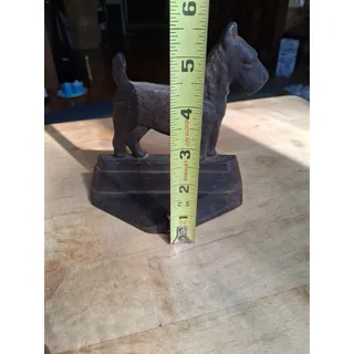 Photo of 1929 Connecticut Foundry Cast Iron Scotty Dog Bookend/Doorstop (3155)