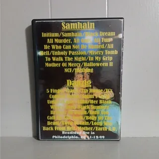 Photo of Live DVD Samhain Danzig Long Way Back From Hell Punk Metal Misfits PA 1999