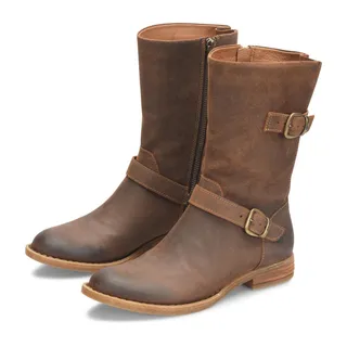 Photo of NEW BORN Delano Mid Calf Distressed Suede Women's Boot Rugged Brown 6.5