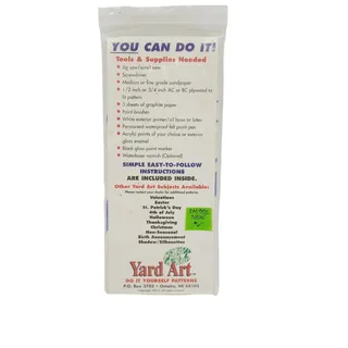 Photo of Woodcraft Pattern 'Flying Deer Legs In' Vtg 1993 Yard Art Do-It Yourself 
