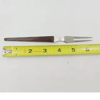 Photo of Vintage MCM Stainless Steel Hors d'oeuvres Fork 6.25"