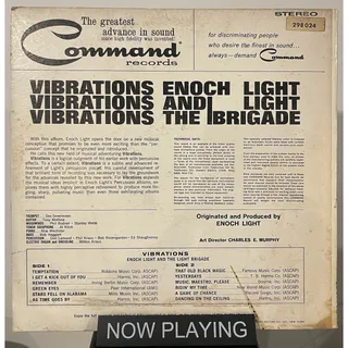 Photo of Enoch Light And The Light Brigade – Vibrations - 12" VINYL RECORD ALBUM LP 1962