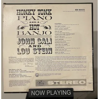 Photo of Honky Tonk Piano and a Hot Banjo - Lou Stein & John Cali - Mercury