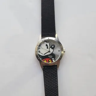 Photo of Walt Disney World Limited Release Mens Watch Silver Dial Silver Case Black Strap