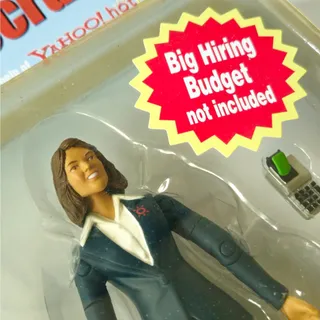 Photo of NIB Vintage Yahoo! HotJobs Super Recruiter Action Figure | Y2K 2005 HR Promo