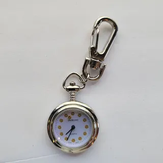 Photo of OVERLOAD Womens Watch 21mm Silver Case White Dial Stainless Steel Clip Quartz