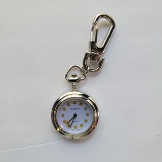 Photo of OVERLOAD Womens Watch 21mm Silver Case White Dial Stainless Steel Clip Quartz