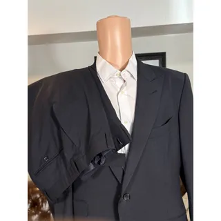 Photo of Tom Ford Navy Blue Peak Lapel O'Connor 2PC Suit Wool 56IT 46R US 38x31 Trousers