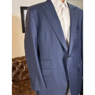 Photo of Tom Ford Navy Blue Wool 2Pc Suit O'Connor 56IT 46R US 40x28 Trousers Men's