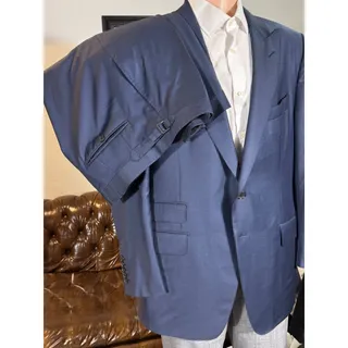 Photo of Tom Ford Navy Blue Wool 2Pc Suit O'Connor 56IT 46R US 40x28 Trousers Men's