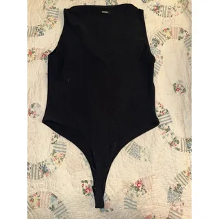 Photo of MOSCHINO SNAP BOTTOM THONG BODYSUIT 