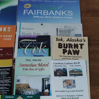 Photo of Fairbanks & Tok, Alaska Travel Brochures & Guides Lot (2009-2016)