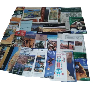 Photo of Vintage 2003 Arizona Nevada Utah Travel Ephemera Collection - Maps & Brochures