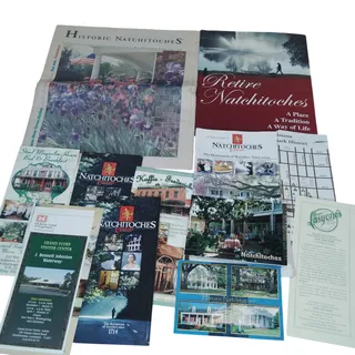 Photo of VTG Natchitoches, LA 2009 Travel Ephemera Lot - Brochures, Maps, & Guides
