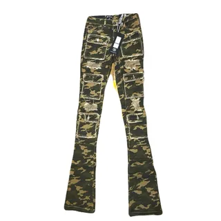Photo of Doctrine Savant Super Stacked Jean Camo Size 30