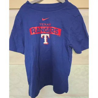 Photo of Nike Texas Rangers Youth M 5/6 Blue MLB Baseball Graphic T-Shirt NWT NEW