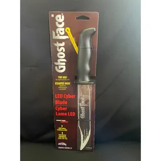 Photo of SCREAM GHOST FACE LED COLOR CYBER KNIFE HORROR HALLOWEEN COSTUME PROP FW97017