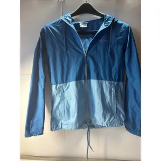Photo of Columbia Ladies Windbreaker Jacket Variety Sz S Blue Two tone Hooded Lightweight